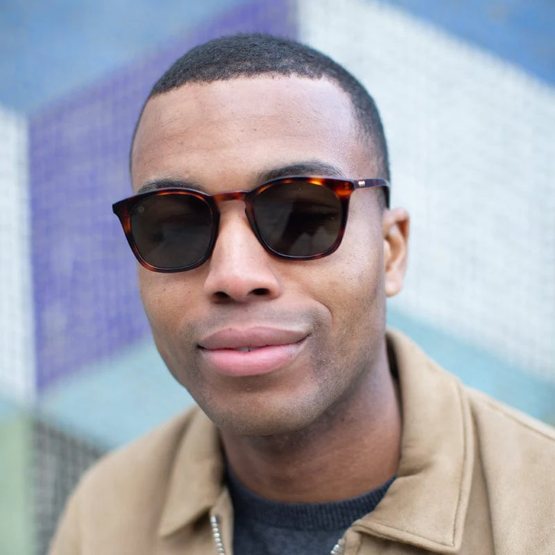 Louis Orson Sunglasses in Brown Tortoiseshell - Image 4