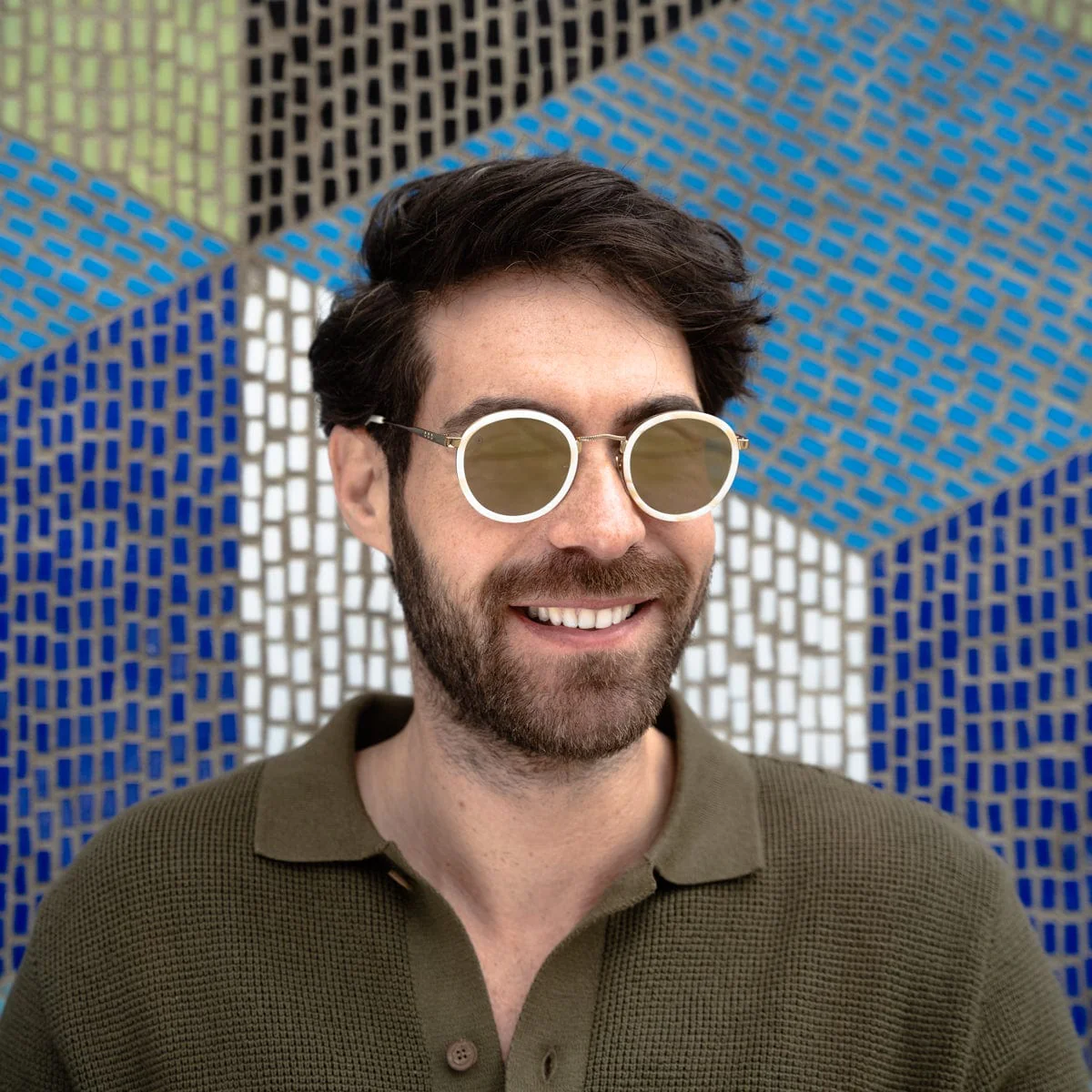ZERO Sunglasses in Ivory - Image 4