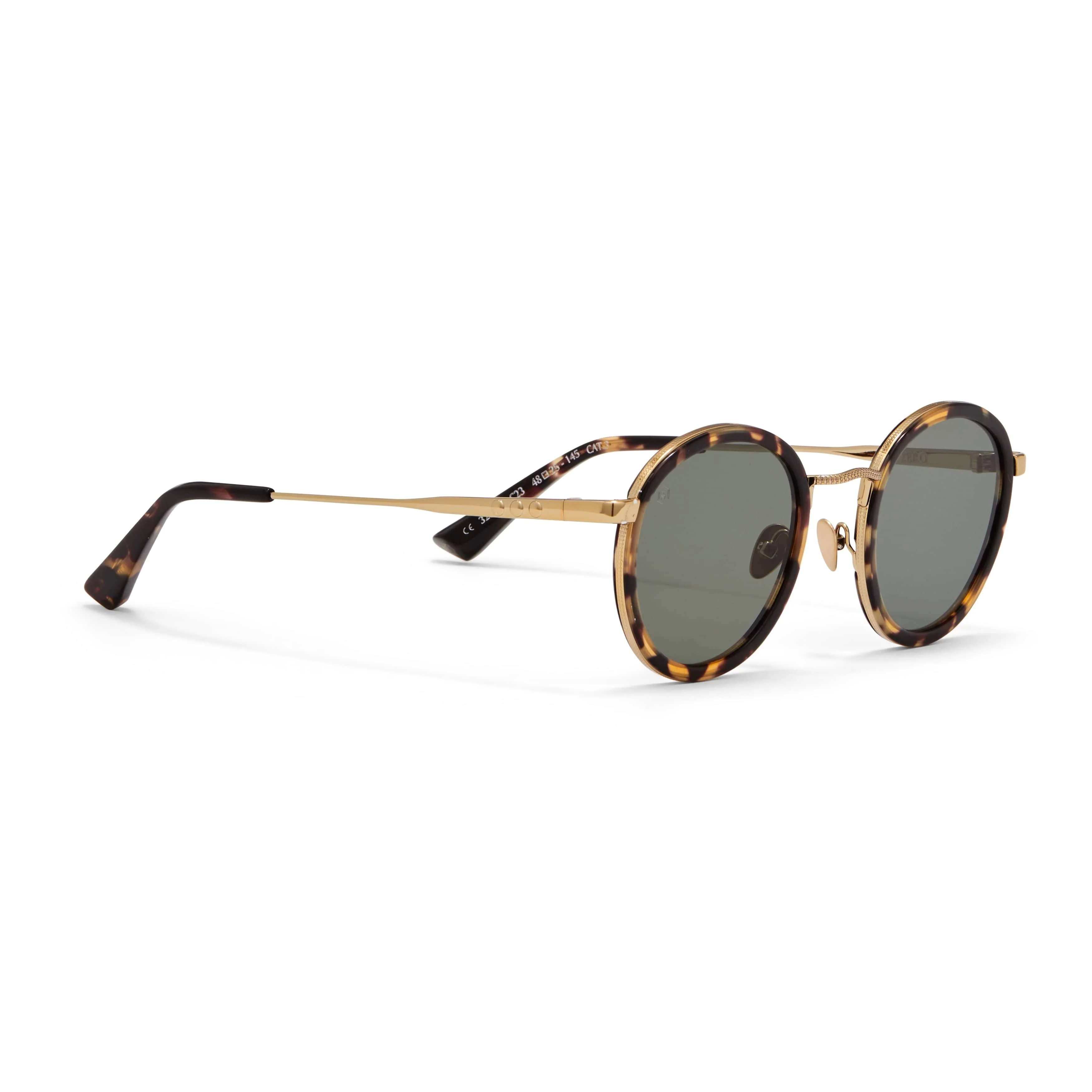 ZERO Sunglasses in Green Tortoiseshell - Image 3